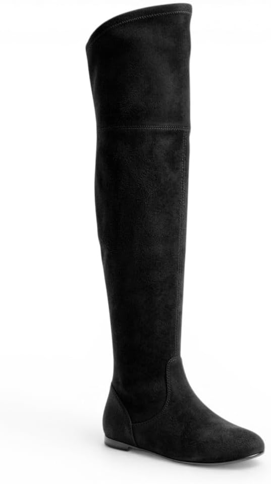 Forever Link Women Over the Knee Thigh High Flat Boots