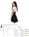 YOINS Women's Suspender Skirts Basic High Waist Versatile Flared Skater Skirt A-Black M