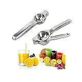 Mayata 2PCS Stainless steel manual juicer juicer juicer squeezer home orange lemon squeezed lemon juice