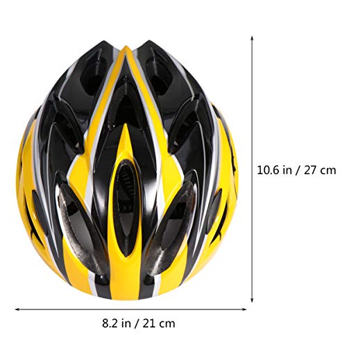 CLISPEED Capacete de Bicicleta Adulto Capacete de Bicicleta para Homens Mulheres Ciclismo de Estrada