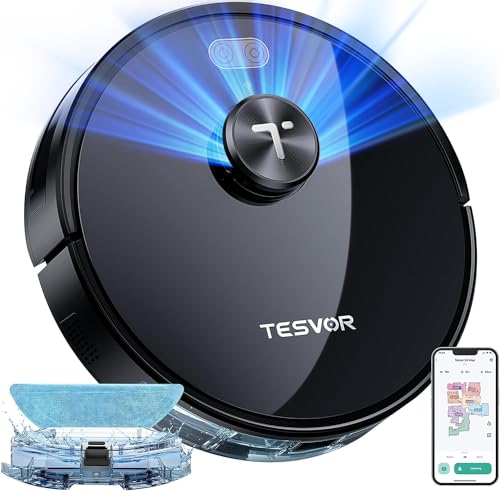 Tesvor S5 Max Saugroboter mit Wischfunktion Absaugstation