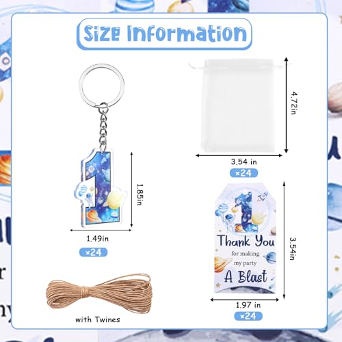 Image of Party Favors Theme Baby-Shower Keychain Set