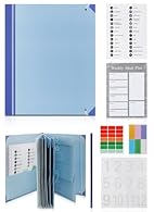 MULTIFUNCTIONAL STORAGE: This life uses file pocket design, comes with 12 envelopes in 3 different sizes, providing you with plenty of storage space for all your file organizing needs, allowing you to store and organize your files in a systematic way...