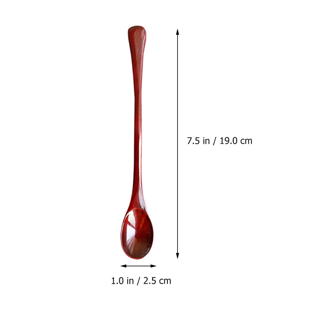 2pcs Mixing Spoon Honey Stirring Scoop Honey Stir Sticks Wooden Honey Dipper Syrup Stirrer Wooden Stirring Spoon Honey Stirring Spoon Honey Spoon Honey Stirrer Honey Mixing Stick