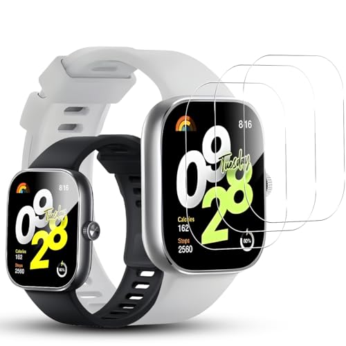 Seninhi �Ή� Xiaomi Redmi Watch4 �K���X�t�B���� �y3���Z�b�g �� �i�� ���{���Ɏq�f�ސ��z �V���I�~ Redmi �X�}�[�g�E�H�b�` 4 �����K���X �t�� Redmi Watch 4 �ی�t�B���� ������ ���ϋv ������ �d�x9