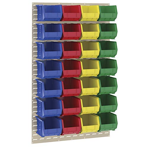 Akro-Mils Louvered Steel Wall Mount Organizer #TOP9