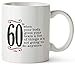 60th Birthday Gifts For Women Sixty Years Old Men Gift Mug Happy Funny 60 Mens Womens Womans Wifes Female Man Best Friend 1959 Mugs Male Unique Ideas 59 Woman Wife Gag Dad Cute Girls Guys Good Husband