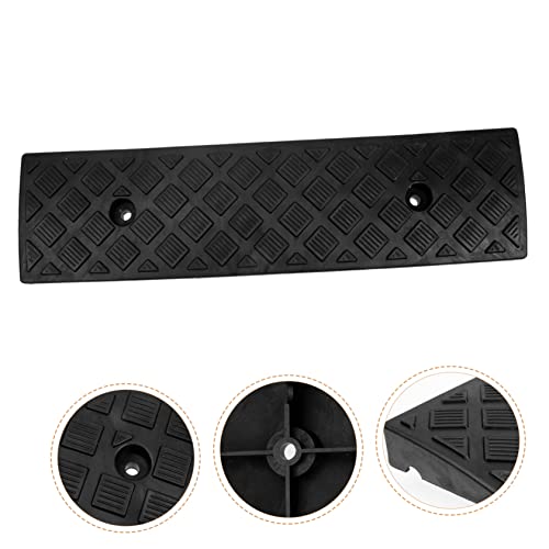 Rampa de plástico para bordillo de coche Sosoport, negra, alta, para entrada de garaje, muelle de carga, motocicleta, SUV, scooter y silla de ruedas, resistente a la presión miniatura 5