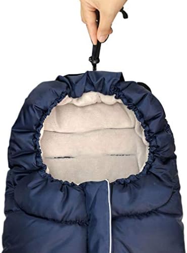 Anti-Kick Winter Waterproof Extendable Baby Bunting Bag Adaptable for Most Strollers Travel Gear Toddler Universal Stroller Footmuff 6-36Months Baby - 4