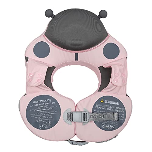 Heccei Mambobaby Baby Shoulder Float With Canopy Newest (Pink Ladybug) #TOP1