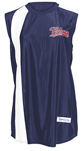 Intensity Blusa feminina de softball, sem mangas, onda