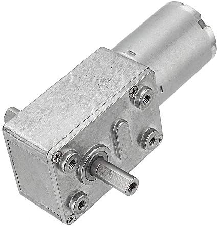 Moteur Réducteur à Vis Sans Fin 3V DC - 3 Tours/Minute - Arbre 6mm - Couple Élevé - Uxcell