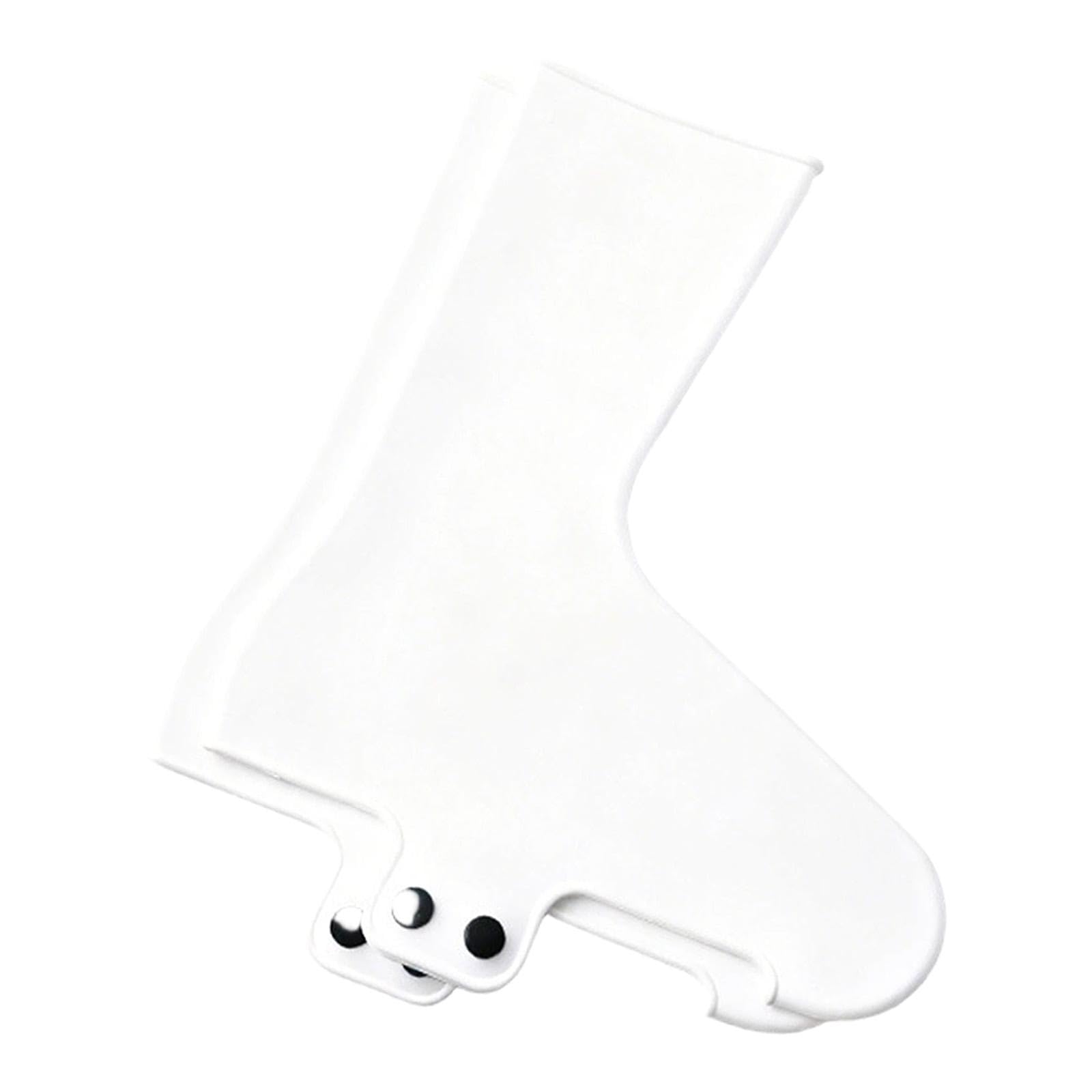 perfeclan Surchaussures de vélo, couvre-chaussures anti-friction, protection anti-adhérente, surchaussures de vélo pour adultes, pour le cyclisme en extérieur, White S