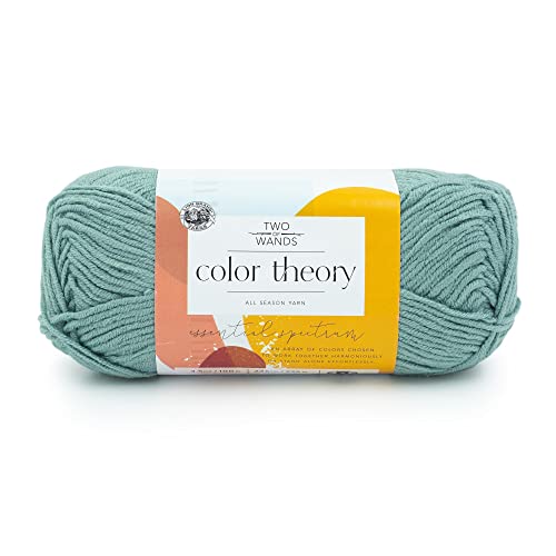 Image of Lion Brand Yarn, Color Theory Worsted Weight Yarn for Knitting and Crochet, Tourmaline, 1 Pack, Acrylic Fiber with Modern Color Palette, Perfect for Sweaters, Hats and Cozy Blankets