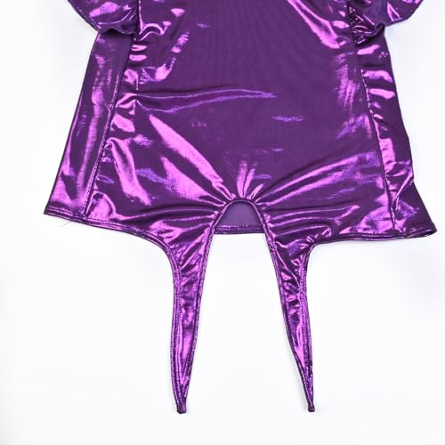 Image of Mirawise Girls Shirts Metallic Tops Clothes Tshirt Ruffle Short Sleeve Tee Size 6-14