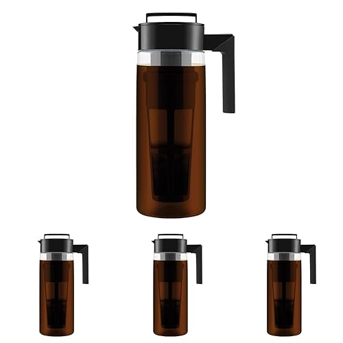 Miniatura 13 de Takeya Cafetera de café frío Tritan - Jarra hermética con tapa sin fugas - Elaborador de café frío sin BPA con mango de silicona - Jarra apta