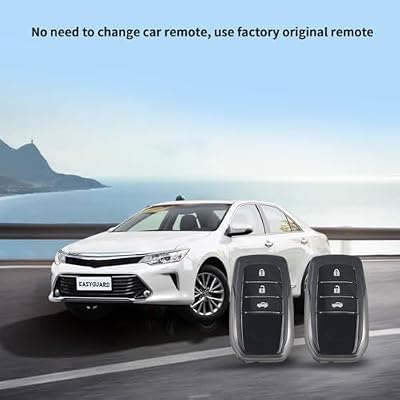 EASYGUARD Plug & Plug Remote Starter System fit for Toyota RAV4 13-18 Corolla 13-18 II Camry(Hybrid) 12-17 II Avalon 15-17 II Levin 14-18 II Prius 16-17 with OEM Push Start Button Automation LHD Car