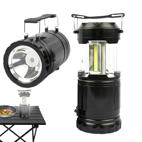Lanterne de camping haute luminosité pliable pour jardin et terrasse