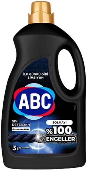 Abc Sıvı Çamaşır Deterjanı 3 Lt Siyah