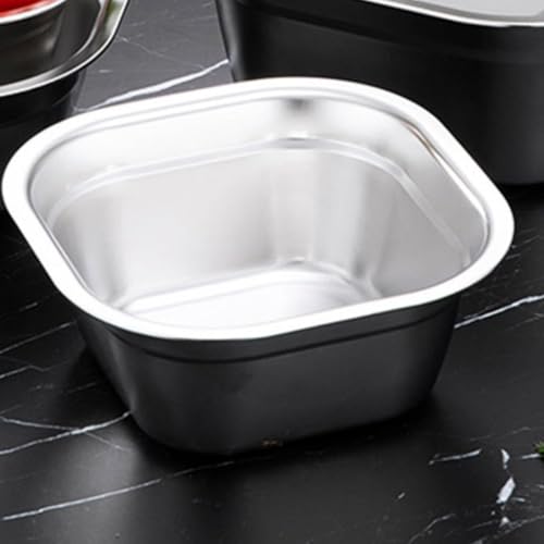 Lavabos Cuadrados de Acero Inoxidable con Dise&ntilde;o Multifuncional y Elegante 6