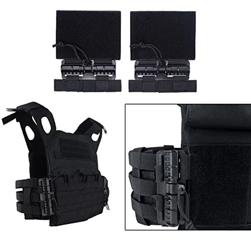 Azb Tactical Molle Vest Quick Release Buckle Set Fast Fit Molle Side Belt Cummerbund Straps With Hook And Loop Fastener #TOP2