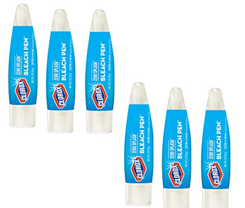 Clorox Bleach Pen Gel, 2 Ounce (Pack of 6)