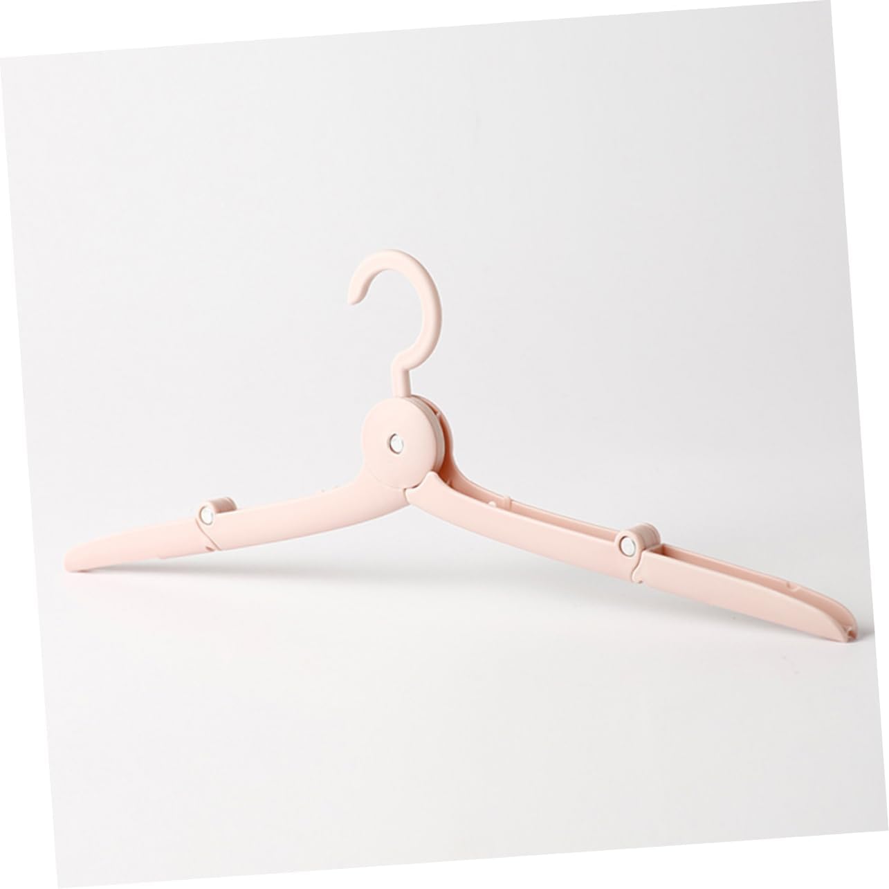 MAGICLULU Space-Saving Travel Hangers 6pcs Foldable Clothes Hangers Aluminum Clamp Type Easy to Store for Travel