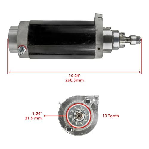 Caltric Starter Compatible with Mercury Outboard 50 60 70 75 80 90 Hp 1980 1981 1982 1983 1984-1999 miniatura 2