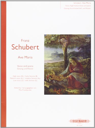 Ave Maria for Voice and Piano (3 Keys in One -- High/Medium/Low Voice): Ellen's 3rd Song (Hymn to t