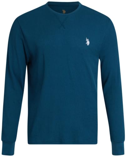 U.S. Polo Assn. Mens Thermal Shirts - 2 Pack Cozy Mens Long Sleeve Tee Shirts - Waffle Knit Long Sleeve Shirts for Men (S-XL) 5