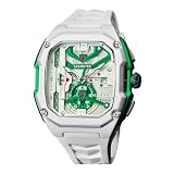 LILUOKE Mens Watches, Wrist Watches Luminous Design, Big Face Fashion Quartz Black Watch 30ATM, Casual Watch for Men Unique Gifts for Men (DT-LK9018G-03)