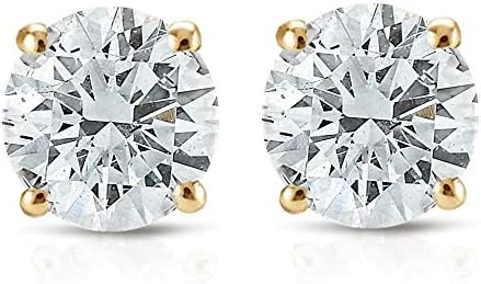 1/2ct Diamond Studs 14K Yellow Gold