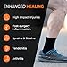 Incrediwear Circulation Socks – Blood Circulation Socks for Foot Circulation, Foot Support, and Reducing Joint Pain & Foot Pain, Everyday Low Ankle Socks for Women and Men (Grey, Large)