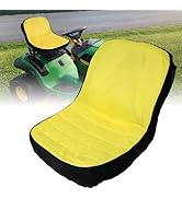 Riding Lawn Mower Cushioned Seat Cover LP92334 for John Deere Mower Tractor & Gator Weatherproof ...