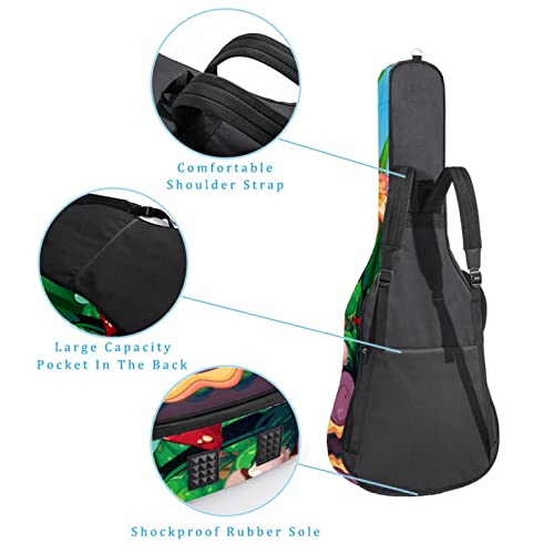 Hondank Housse de protection épaisse en éponge imperméable pour guitare acoustique, électrique, basse, guitare classique… - Les Beatles, Paul McCartney, John Lennon, RIngo Starr, George Harrison Hondank Housse de protection épaisse en éponge imperméable pour guitare acoustique, électrique, basse, guitare classique… – Image 4