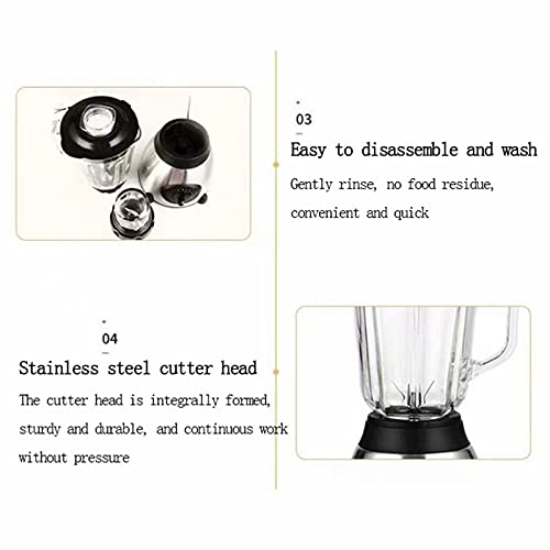 Blender Smoothie Maker, Mixers & Food Processors,Jug Blenders for Vegetable/Fruit/Juices/Food/Ice Cube,1.5 Liter - Image 6