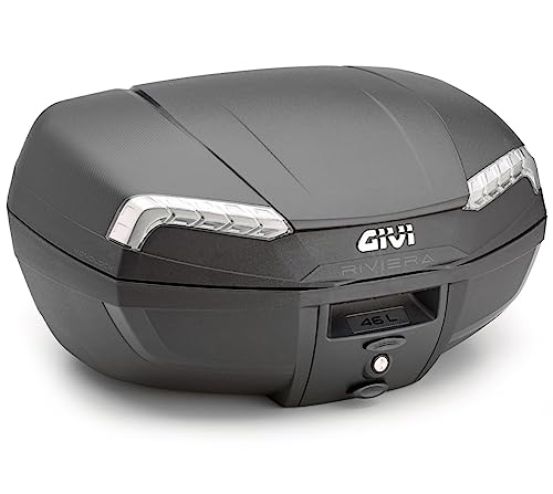 Givi E46NT top case étanche 46L avec support Riviera pour Suzuki Hayabusa 1300