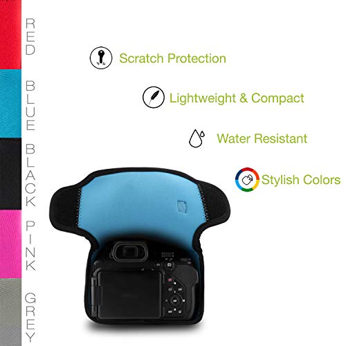 Funda Neopreno Ultra Ligera para Cámara Nikon Coolpix P1000 Azul miniatura 2