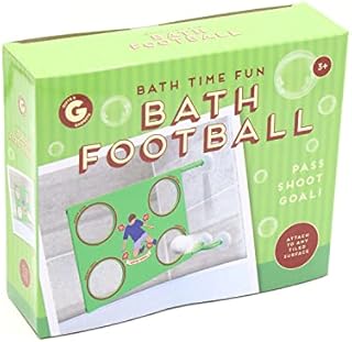 Bath Time or Table Top Ultimate Penalty Shoot Out Target Game, Unique Niche Gift Idea for Football Fans that Adults and Kids Will Love, Includes Goal Target and 3 Ping Pong Balls (Bath Time Football)