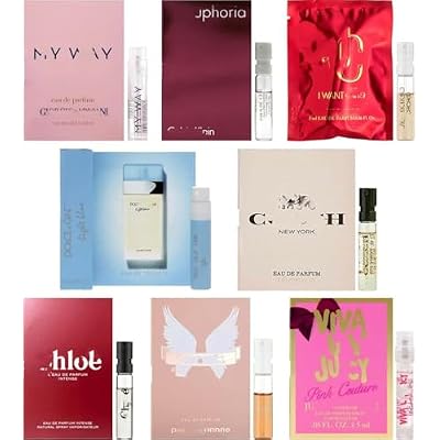 JRoBeauty Perfume High End Designer Fragrance Sampler Set for Women - (Pack of 8 Sample Vials)