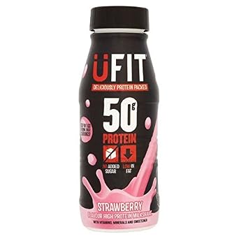 UFit Pro 50 Strawberry Protein Milkshake - 500ml 16.91fl oz