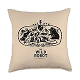 DreamWorks The Wild Robot Group Hug Throw Pillow