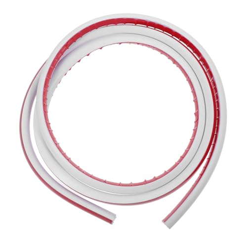 NULYLU 2m Shower Door Seal Self-Adhesive Trim Bathtub Splash Guard and Flexible Molding for Bathroom Corners and Cabinet Edges Design
