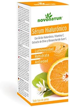 Collagen Facial Serum with Hyaluronic Acid, with Vitamin C Cream Premium Anti-Wrinkle and Tensioner Skin.Immediate Effect, 100% Natural, 30 ml.novonatur.