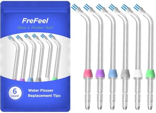 Replacement Heads for Waterpik, Replacement Picks for Water Pik Water Flosser (6 Plaque Chaser Tips)