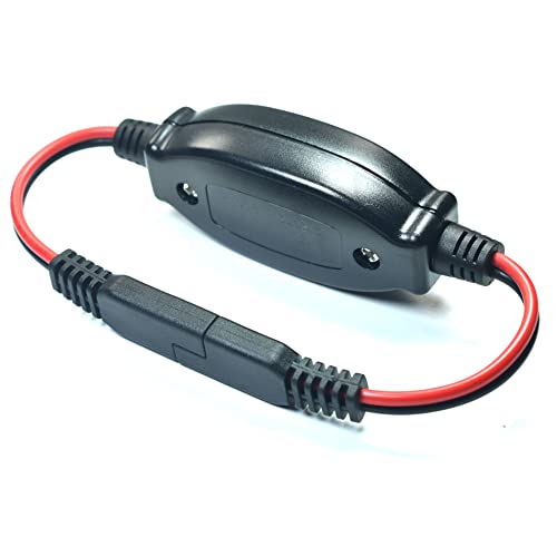Filshu Sae Extension Cable 16 Awg Wire Harness 12V-24V Dc Sae To Sae Cable With On/Off Switch Quick Connect/Disconnect Snap Action Cable For Motorcycle,Cars,Camp Trailer Solar Panels(30Cm/1Ft) #TOP2
