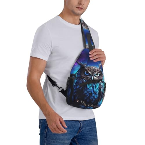 Mochila tipo sling negra QMNKLET para uso urbano miniatura 7