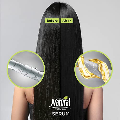 Natural Formula Keratin Intense Hair Serum – Keratin Infused Dry Damaged Hair Serum - Sodium Chloride Salt-Free Keratin Hair Serum – Hair Repair Treatment For Frizz Free Straightened Hair 4.8 Fl.oz #TOP4
