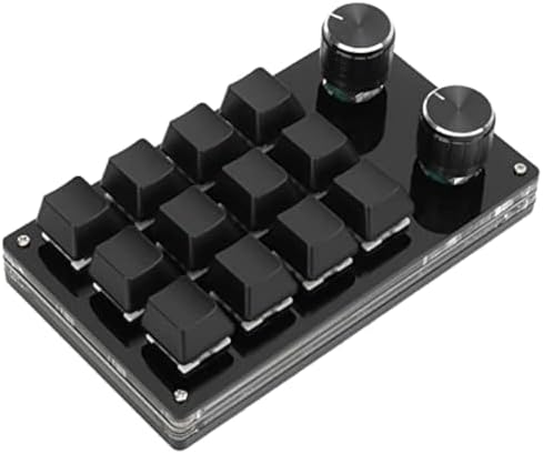 Amazon.com: One Handed Programmable Mechanical Keyboard, 12 Keys RGB ...