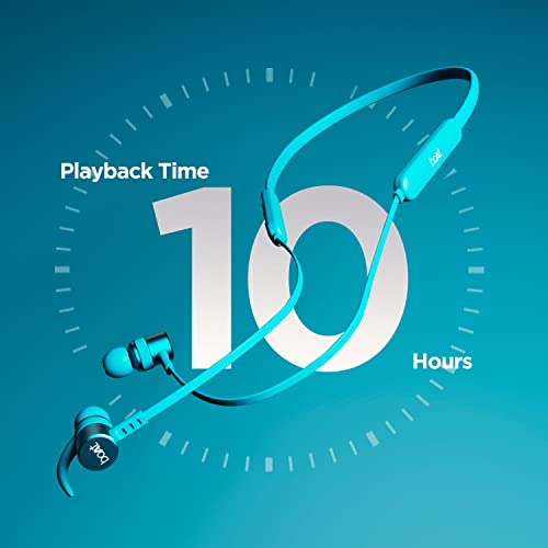 Image of Boat Rockerz 255 Pro in Ear Bluetooth Neckband with Upto 10 Hours Playback, ASAP Charge, IPX5, Signature Sound & Integrated Controls(Teal Green)